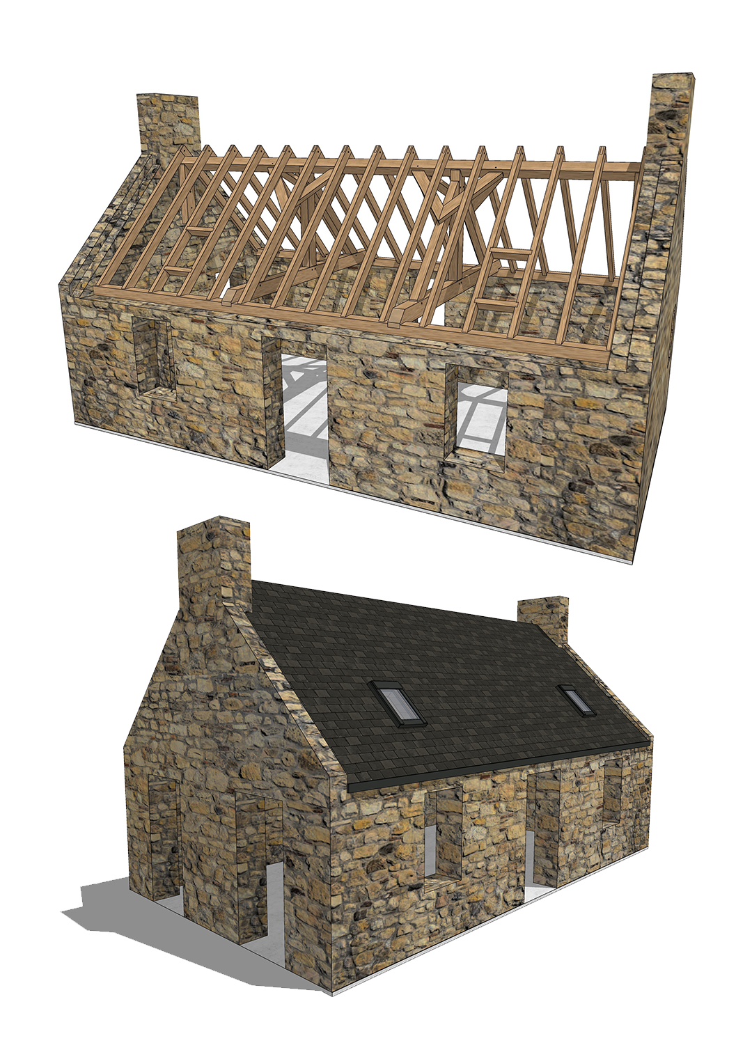post and beam frame structures
